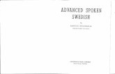 Advanced spoken swedish martin soderback