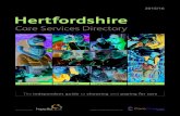 Hertfordshire Care Services Directory 2015