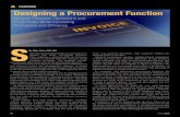 “Designing a Procurement Function”