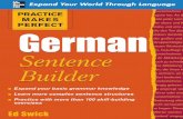 Practice makes perfect german sentence builder