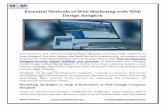Essential methods of web marketing with web design bangkok