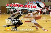 The Shopper's Weekly Papers - 2015 Centralia Holiday Tournament