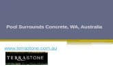 Pool Surrounds Concrete, WA, Australia -