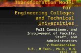 Continuous Transformation Model for Engineering Universities