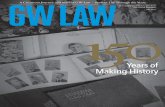 GW Law - 150 years of Making History Together