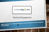 Find Online B2B Electrical Equipments of all specialised categories now at