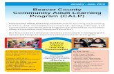 Beaver County CALP Jan - June Newsletter