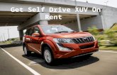 Self drive xuv on rent at Volercars.com