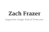 Zach Frazer Copywriting Portfolio
