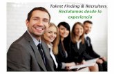 Talent finding & recruiters 20151127