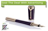 Seal The Deal With Advertising Pens