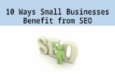 10 Ways Small Businesses Benefit From SEO