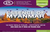 Essence of Myanmar October 2016