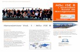 Newsletter MSc ISE 8 vol 1