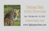 Gemma Best - Artist Showcase - Event Postcard