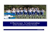 2016 Chowan Softball Media Guide