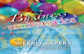 The Shopper's Weekly Papers - Business Anniversaries