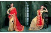 Designer sarees with lace work