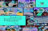 Prek-12 Professional Education 2016 Programs