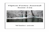 Tipton Poetry Journal #29