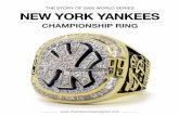 2000 New york yankees World series championship rings