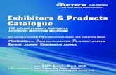 [FINETECH JAPAN] Exhibitors & Products Catalogue 2016