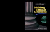 Making Ethical Decisions Booklet
