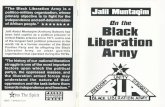 On The Black Liberation Army by Jalil Muntaqim