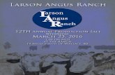 Larson Angus Ranch 12th Annual Production Sale