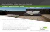 Ecodecking product specification sheet