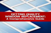 Getting quality window replacement a comprehensive guide