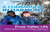 A Community In Harmony, Frost Valley Life Newsletter, Winter 2016