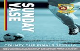 Northamptonshire County FA: Sunday Vase County Cup Finals Programme