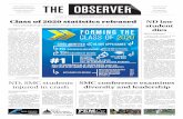 Print Edition of The Observer for Monday, April 4, 2016