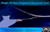 Magic Of Best Keyword Research Tool