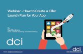 Webinar - How to Create a Killer Launch Plan for Your app