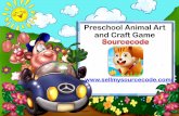 Preschool Animal Art & Craft Game Sourcecode