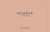 Reserve at Holmdel Lifestyle Brochure