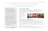 Lincoln Park Newsletter Spring (May) 2016
