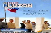 One Luzon E-NewsMagazine 22 April 2016    Vol. 6   No. 075