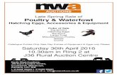 J36 - Poultry Sale - Saturday 30th April 2016