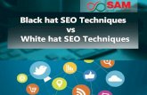 Black hat seo techniques vs white hat seo techniques seo company in india