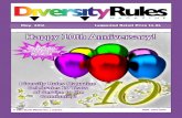 Diversity Rules Magazine - May 2016