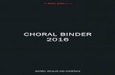 PUB32175 Music Sales Choral Binder 2016