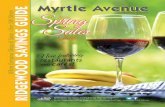 Myrtle Avenue Spring Savings Guide 2016