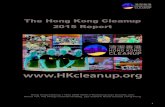 Hong Kong Cleanup 2015 Report