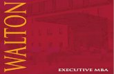 Walton College Executive MBA