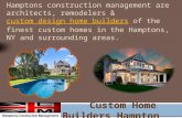 Custom Home Builders Hampton