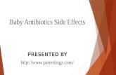 Baby Antibiotics Side Effects For Newborns