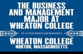The Business and Management Major at Wheaton College